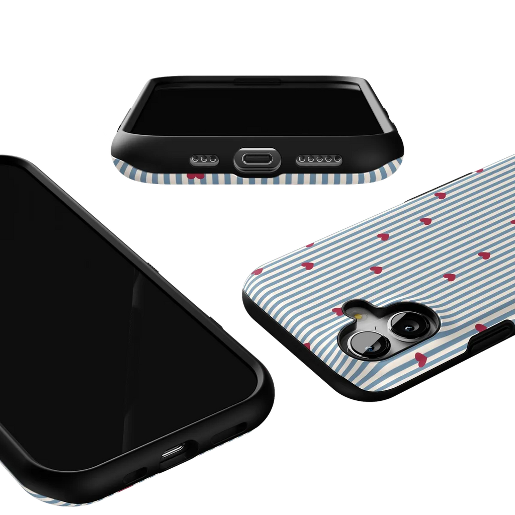 Love Lines | Blue Stripes Case