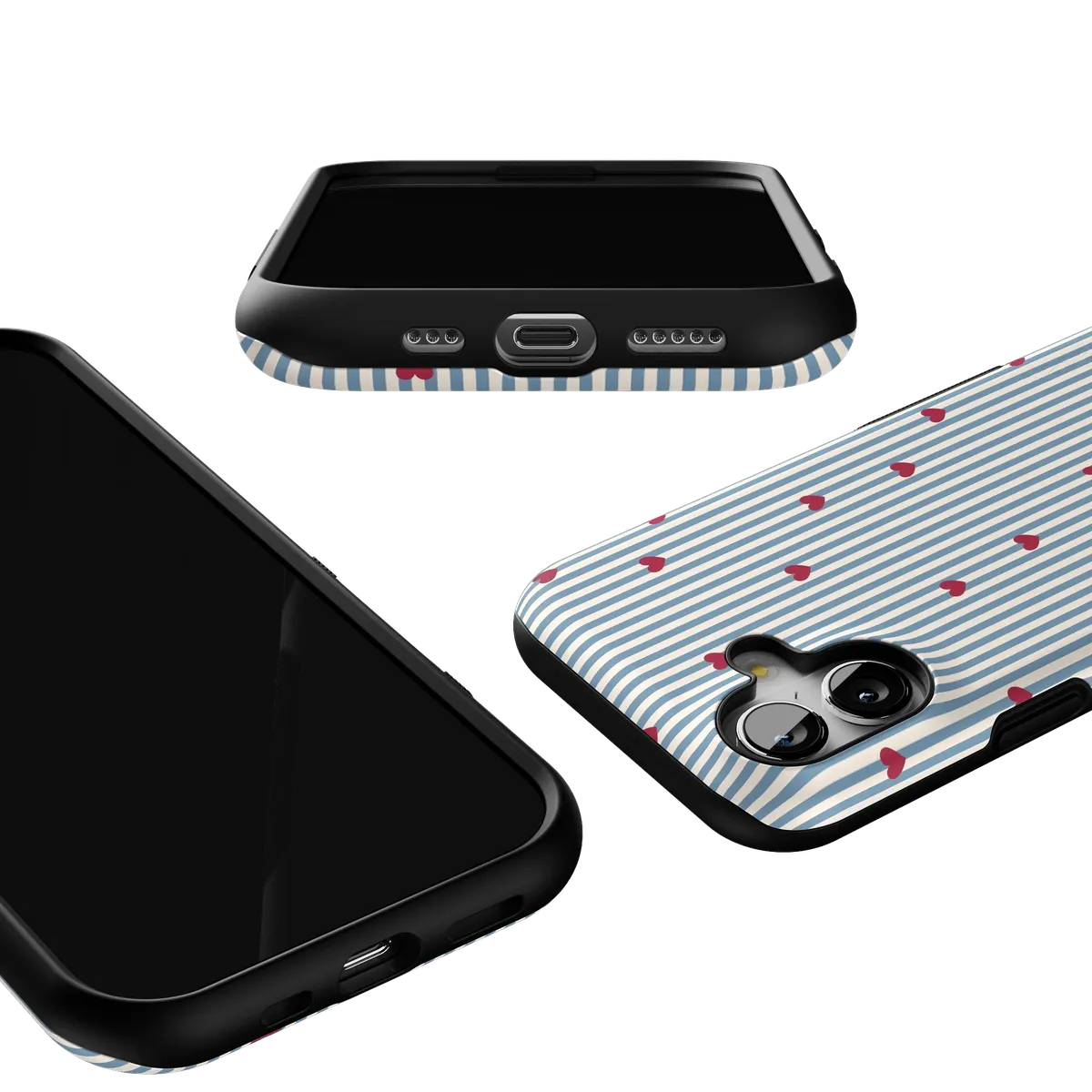 Love Lines | Blue Stripes Case
