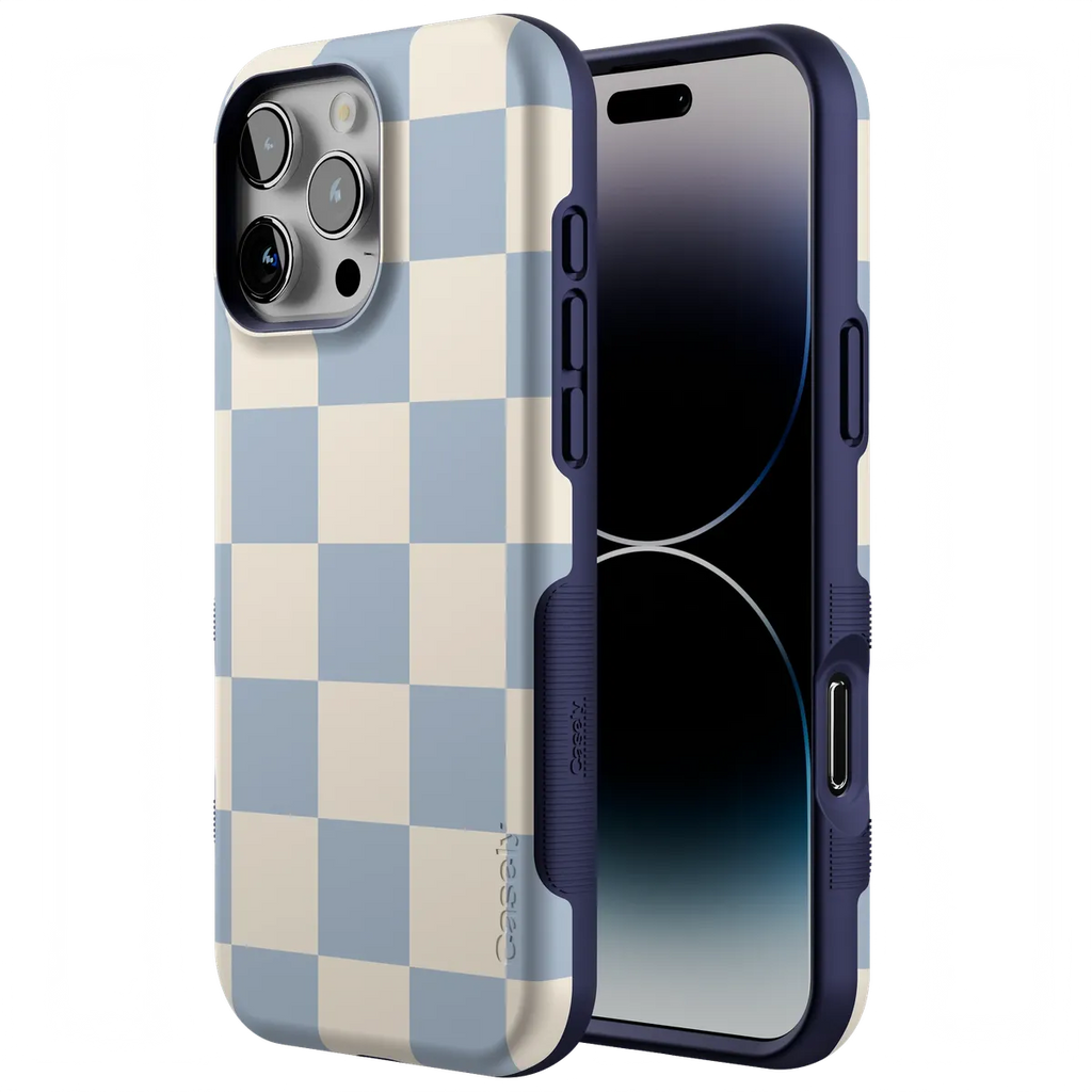 Fit Check | Light Blue Checkerboard Case