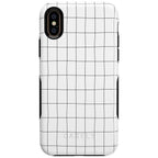 Off the Grid | White & Black Lined Case