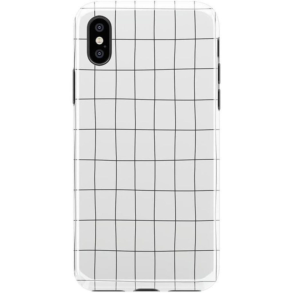 Off the Grid | White & Black Lined Case