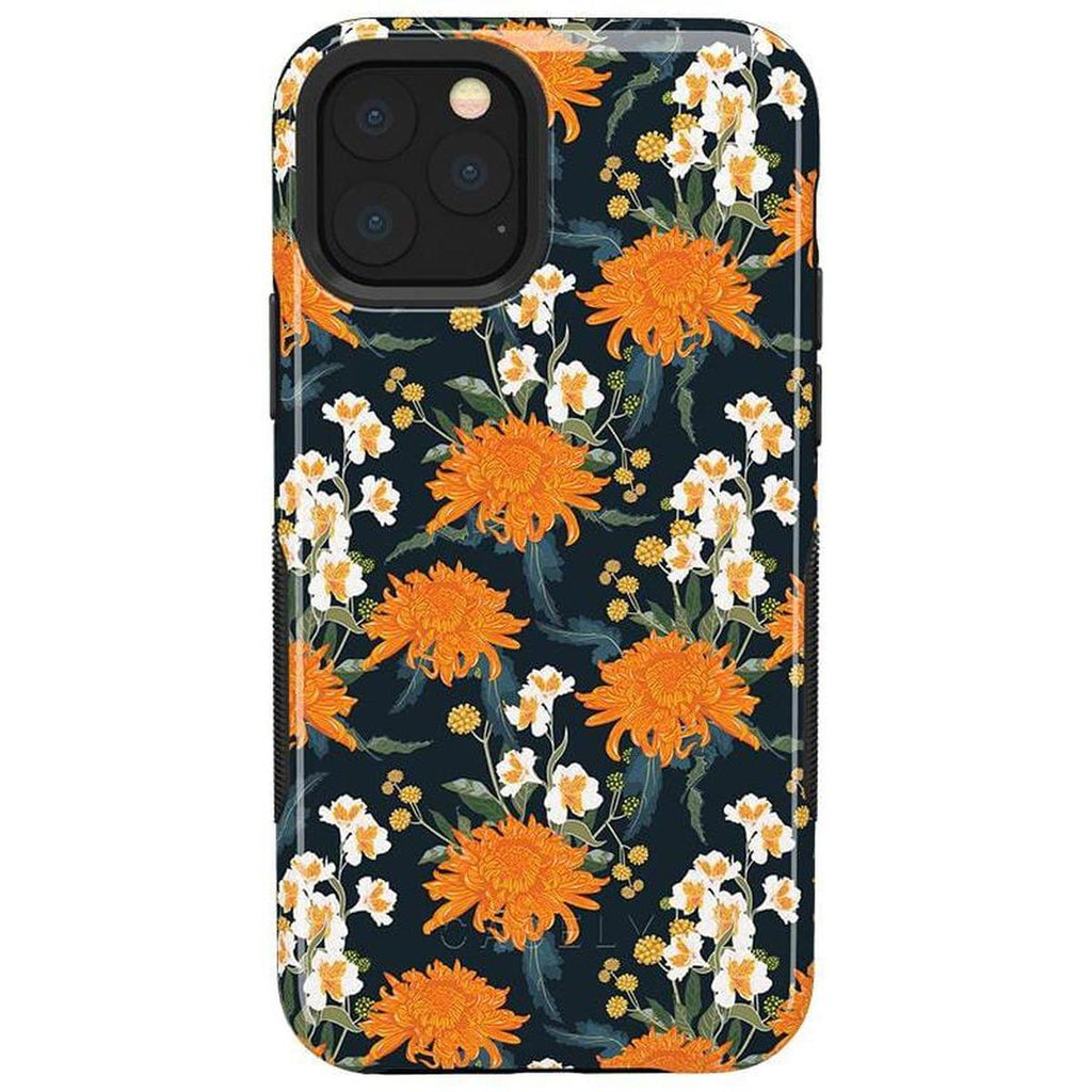 Off Tropic Floral | Exotic Orange Flower Case