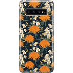 Off Tropic Floral | Exotic Orange Flower Samsung Case