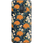 Off Tropic Floral | Exotic Orange Flower Samsung Case