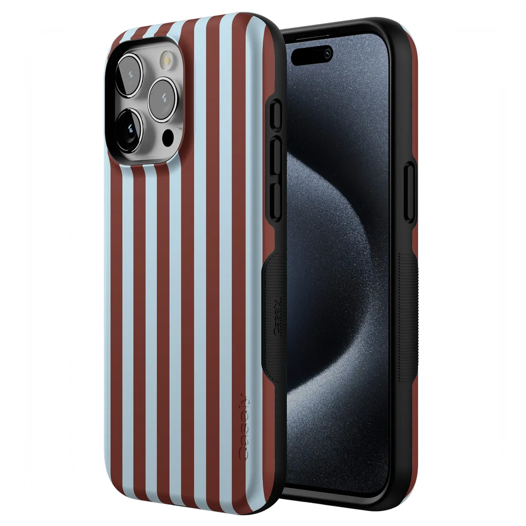 Sunday in Brooklyn | Blue Stripes Case