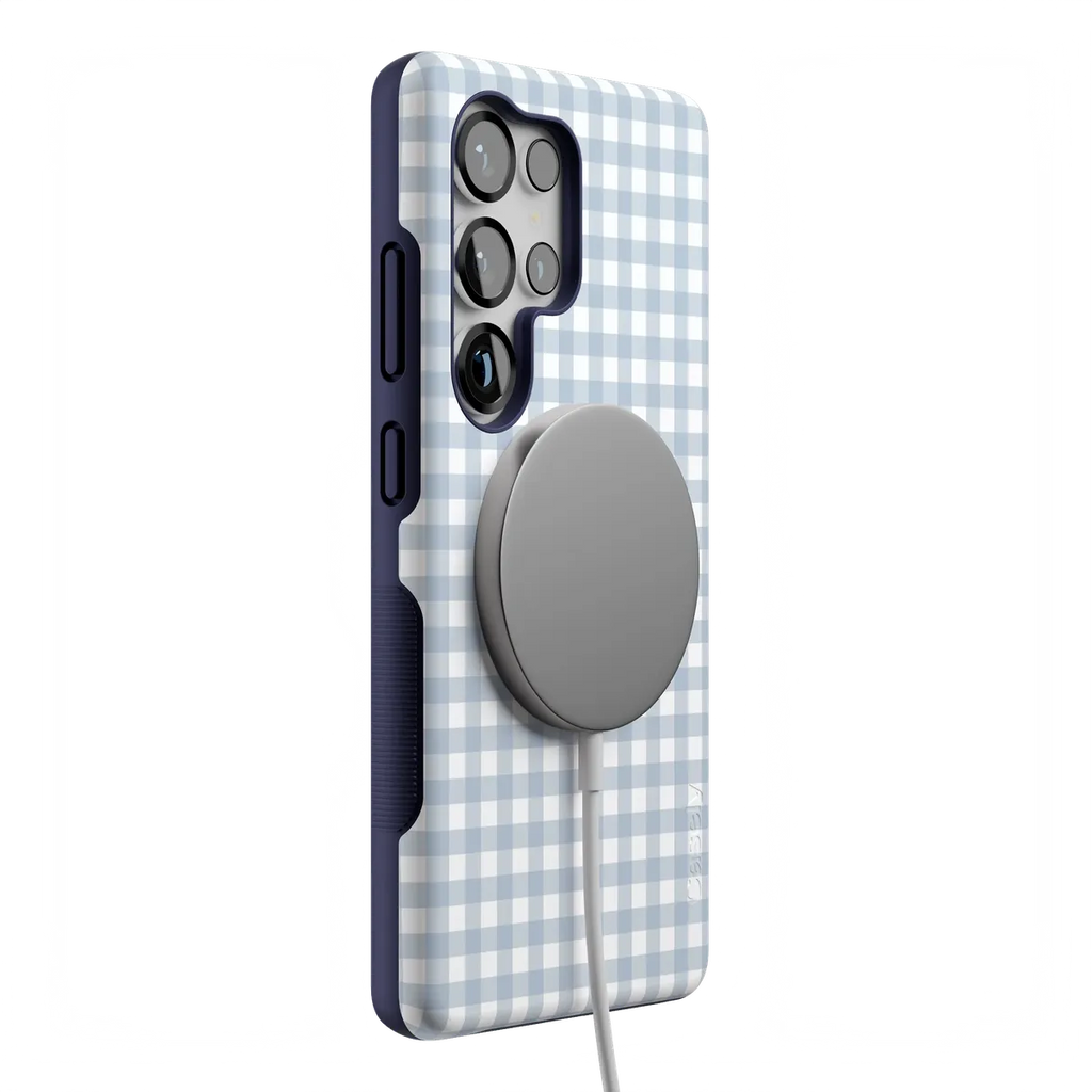Pastel Picnic | Blue Gingham Case