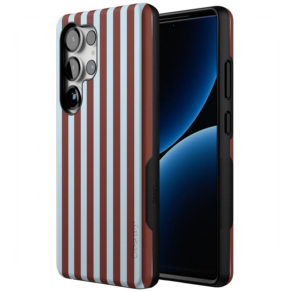 Sunday in Brooklyn | Blue Stripes Case