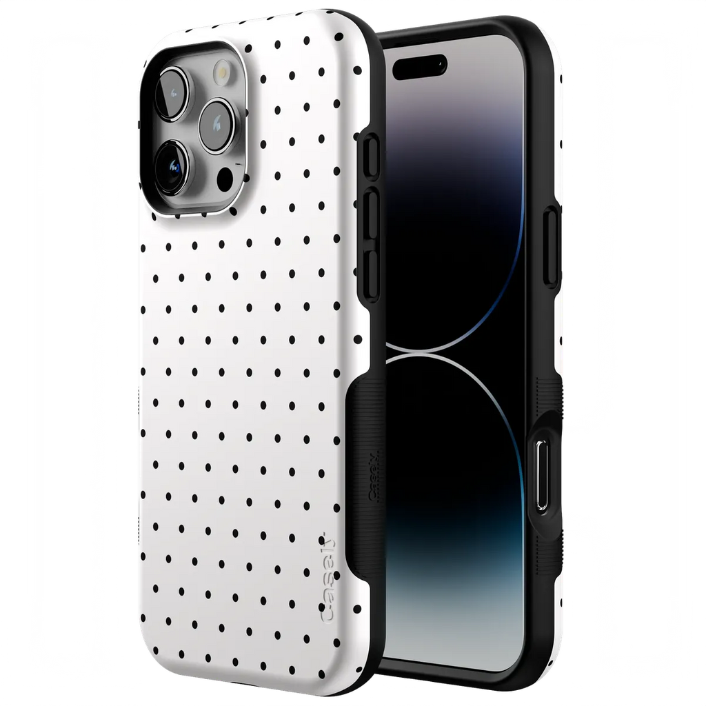 On the Dot | Black Polka Dot Case