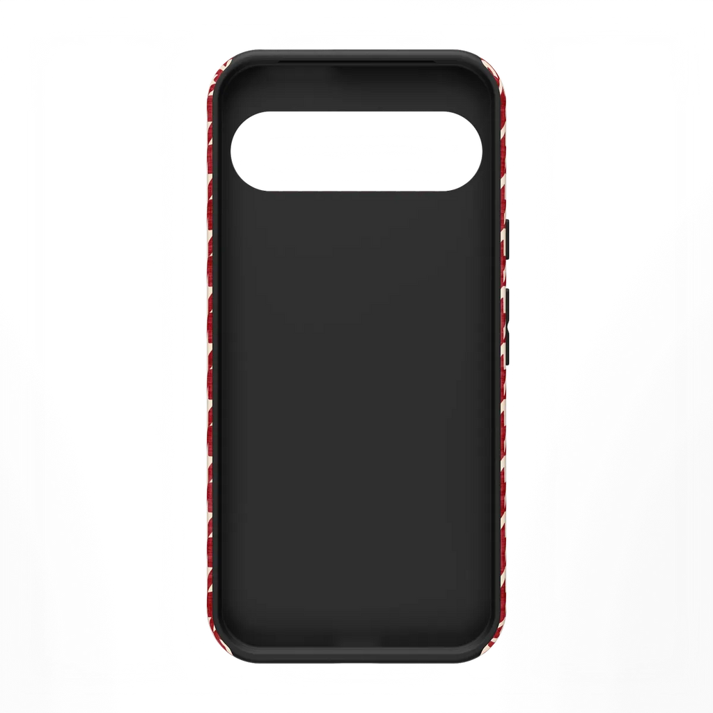 Scarlet Stitch | Red Houndstooth Case