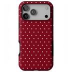On the Dot | Maroon Polka Dot Case