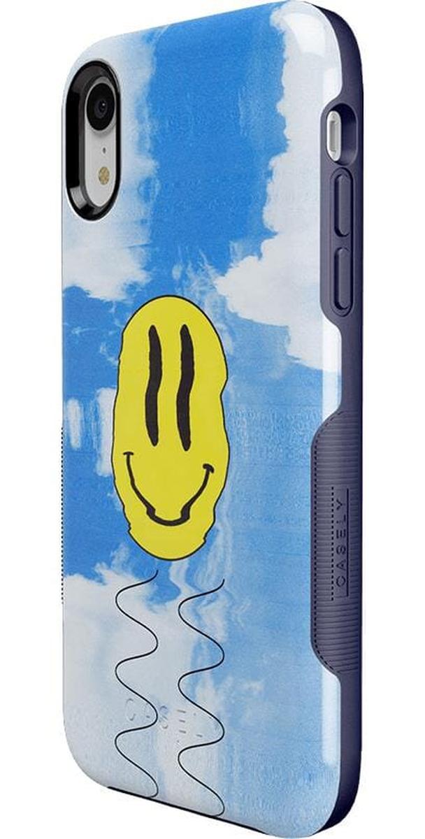 On Cloud Nine | Glitch Smiley Face Case