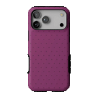 On the Dot | Plum Polka Dot Case