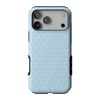 On the Dot | Blue Monochrome Polka Dot Case