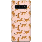 On the Prowl | Pink Leopard Print Samsung Case