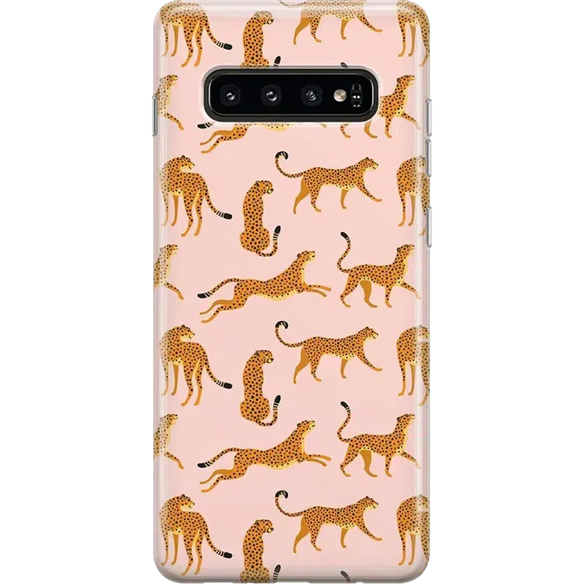 On the Prowl | Pink Leopard Print Samsung Case