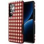 Checked Twice | Red Plaid Case