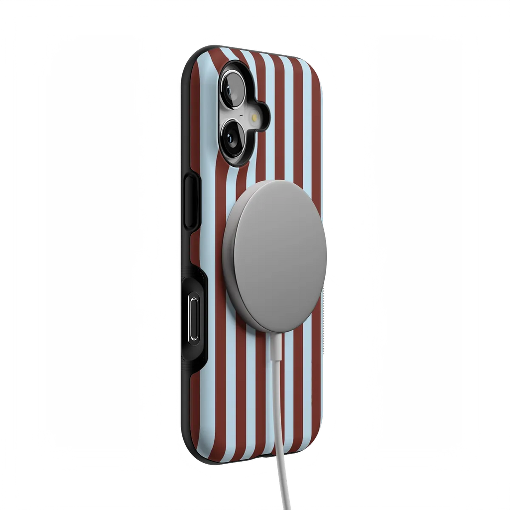 Sunday in Brooklyn | Blue Stripes Case