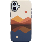Opposites Attract | Day & Night Colorblock Mountains Case