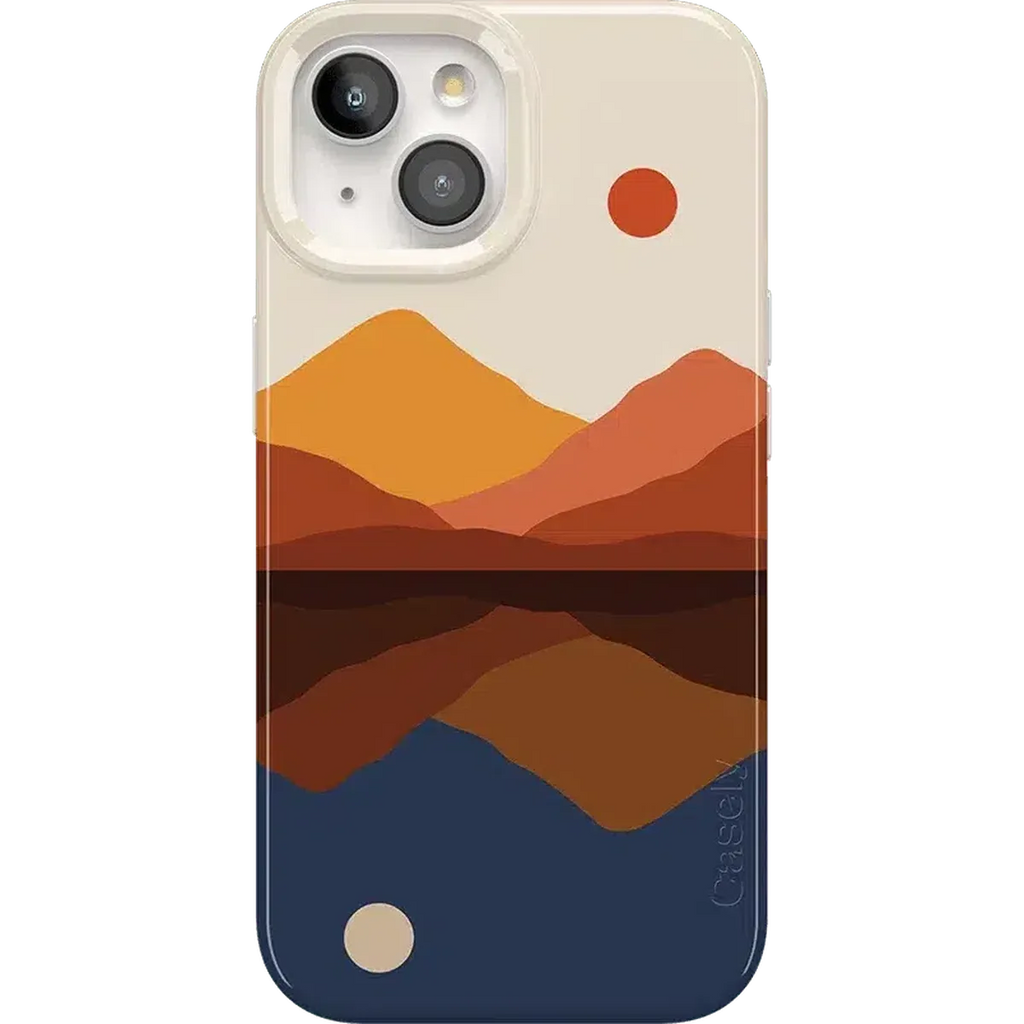 Opposites Attract | Day & Night Colorblock Mountains Case