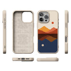 Opposites Attract | Day & Night Colorblock Mountains Case