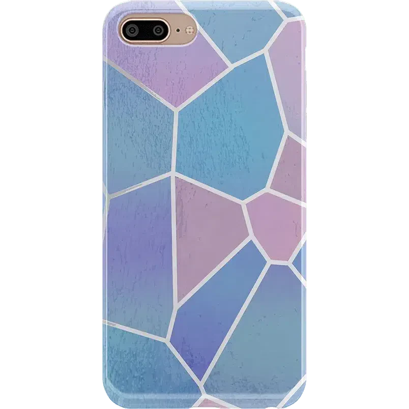 Other Side | Holographic Metallic Stained Glass Marble Case