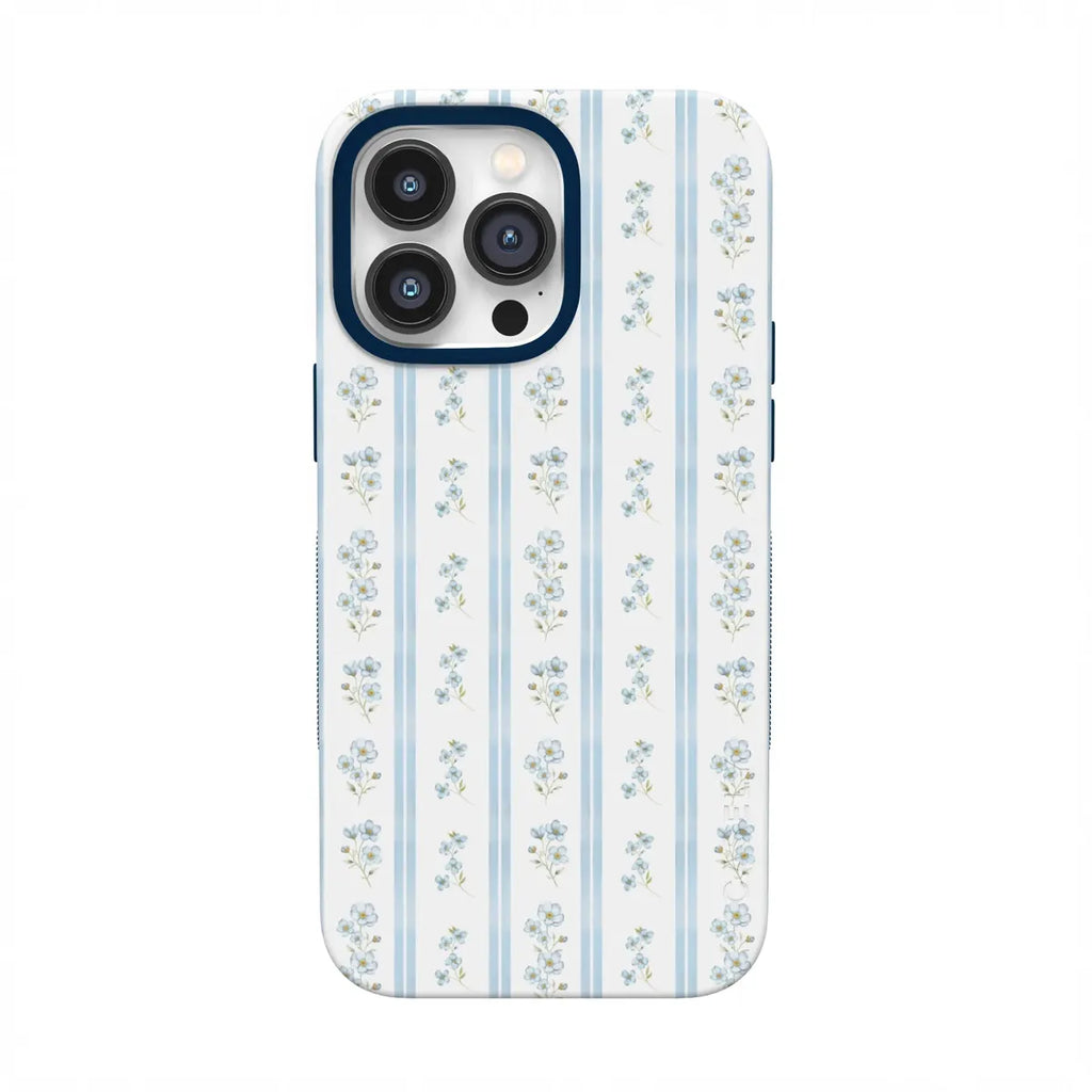 Cottage Stripe | Blue Floral Case