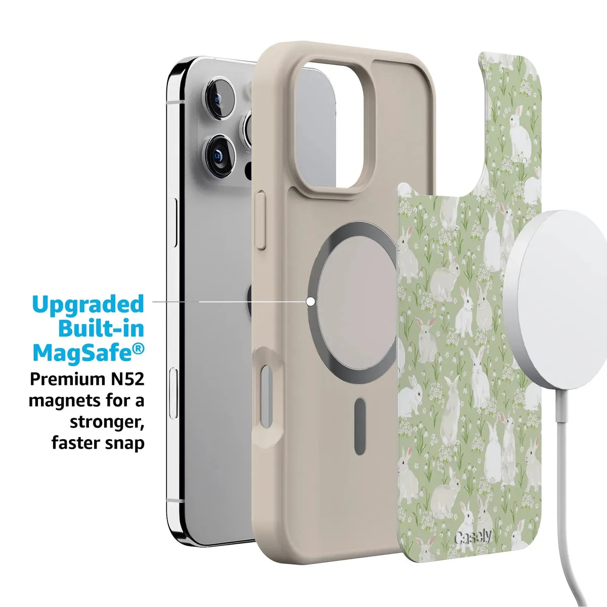 Hop to it | Green Bunny Case