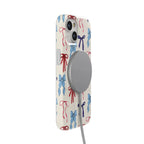 American Girlie | Red White & Blue Bows Case