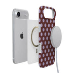 Spotted in SoHo | Burgundy Polka Dot Case