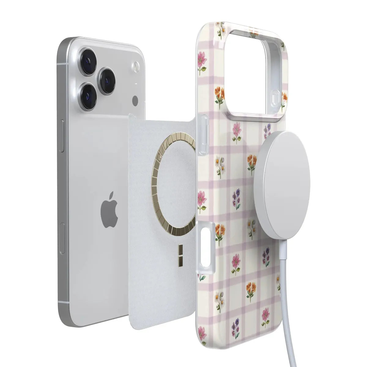 Meadow Check | Floral Gingham Case