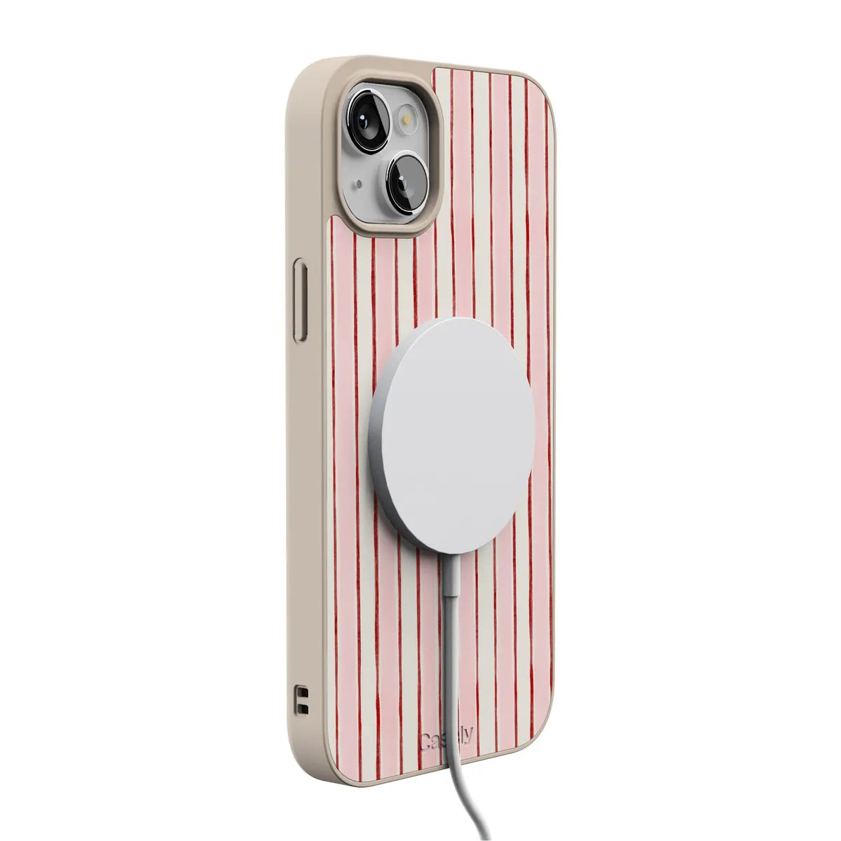 Pretty in Pastel | Blush Stripes Case