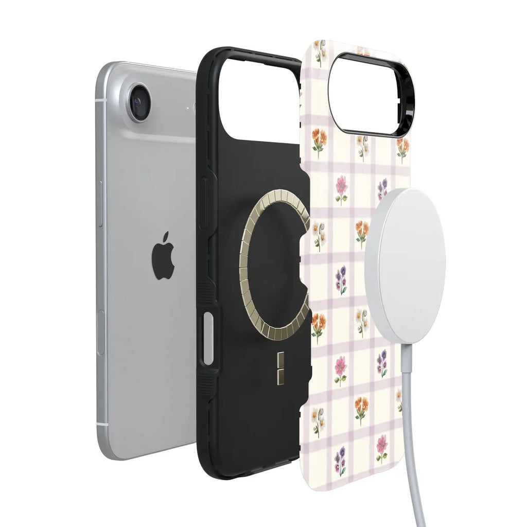 Meadow Check | Floral Gingham Case