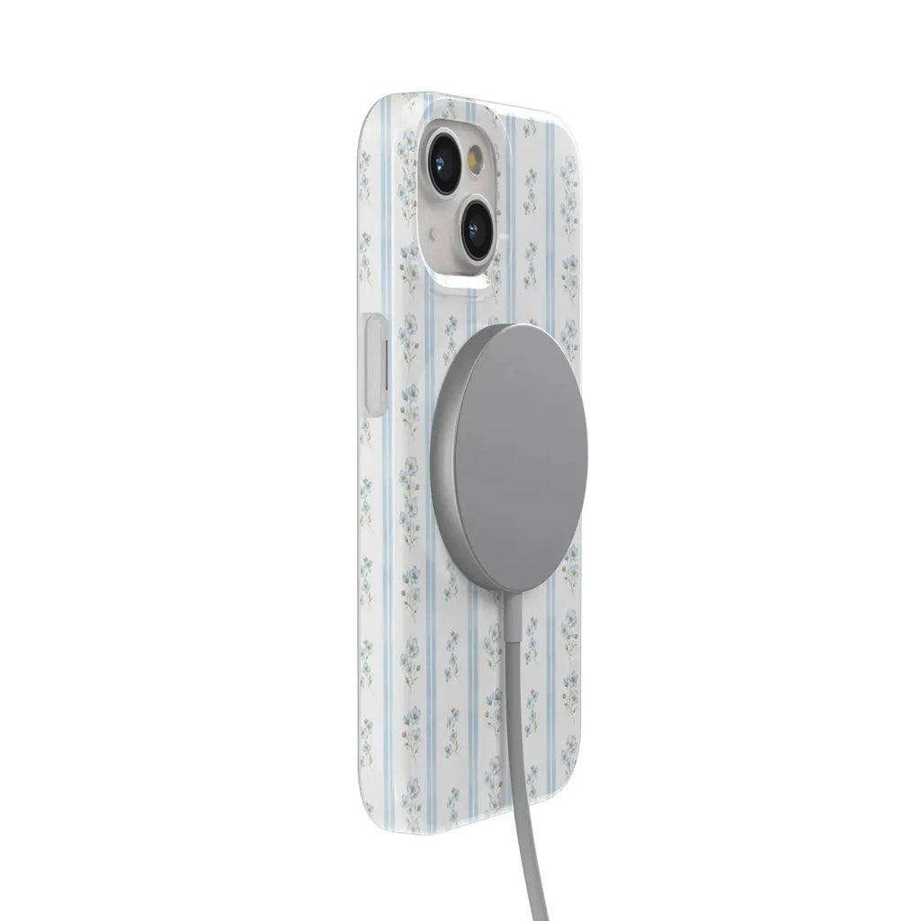Cottage Stripe | Blue Floral Case