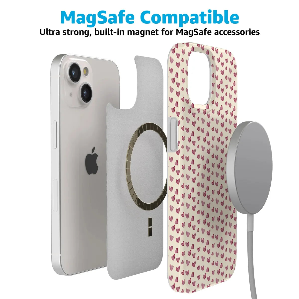 Lovebug | Mauve Hearts Case