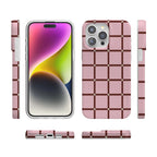 Uptown Gridlock | Pink Checkerboard Case