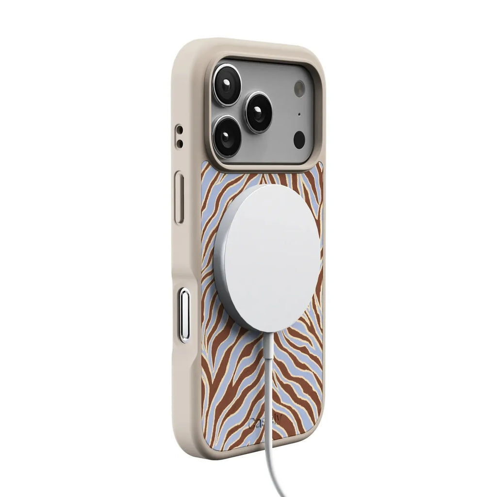 Untamed | Brown & Blue Zebra Case