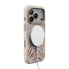 Untamed | Brown & Blue Zebra Case