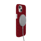 On the Dot | Maroon Polka Dot Case