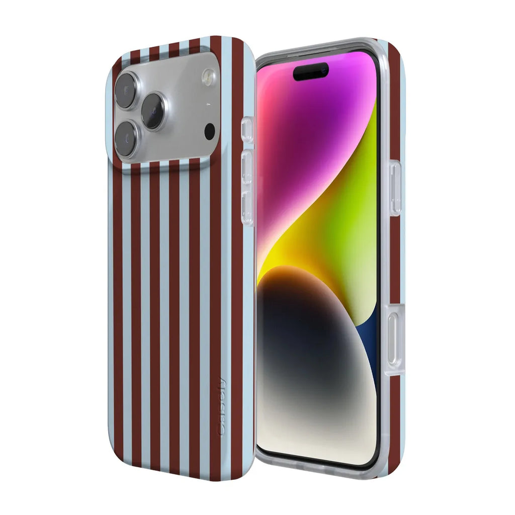 Sunday in Brooklyn | Blue Stripes Case