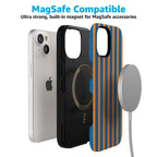 Go New York | Blue & Orange Stripes Case
