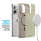 Coastline Stripes | Blue & Yellow Case
