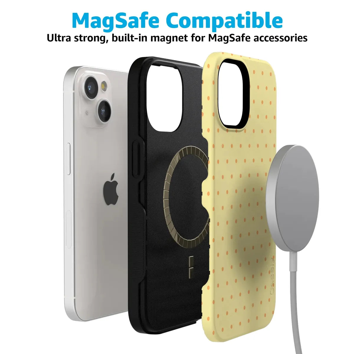 On the Dot | Yellow Polka Dot Case