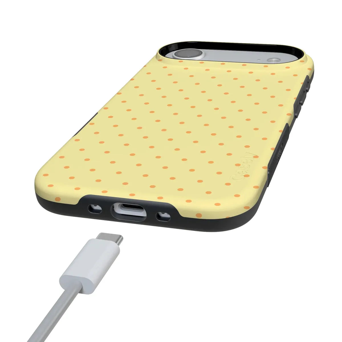 On the Dot | Yellow Polka Dot Case