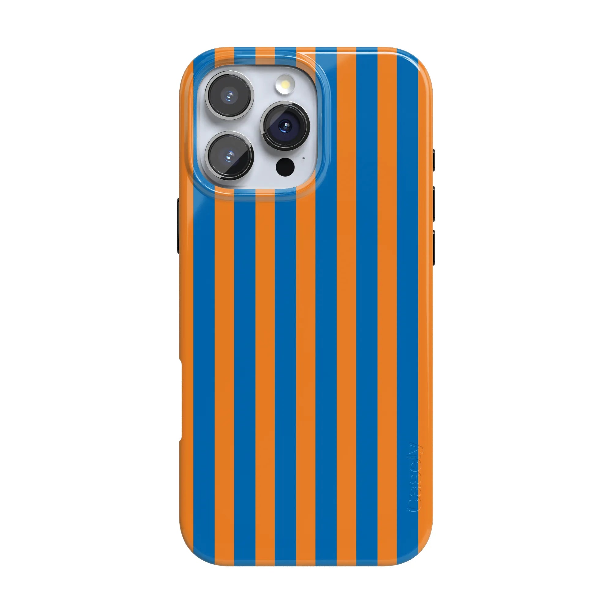 Go New York | Blue & Orange Stripes Case
