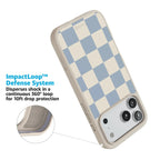 Fit Check | Light Blue Checkerboard Case