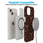 Teddy Bows | Brown Polka Dot Case