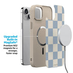 Fit Check | Light Blue Checkerboard Case