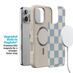 Fit Check | Light Blue Checkerboard Case