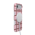 Uptown Gridlock | Pink Checkerboard Case