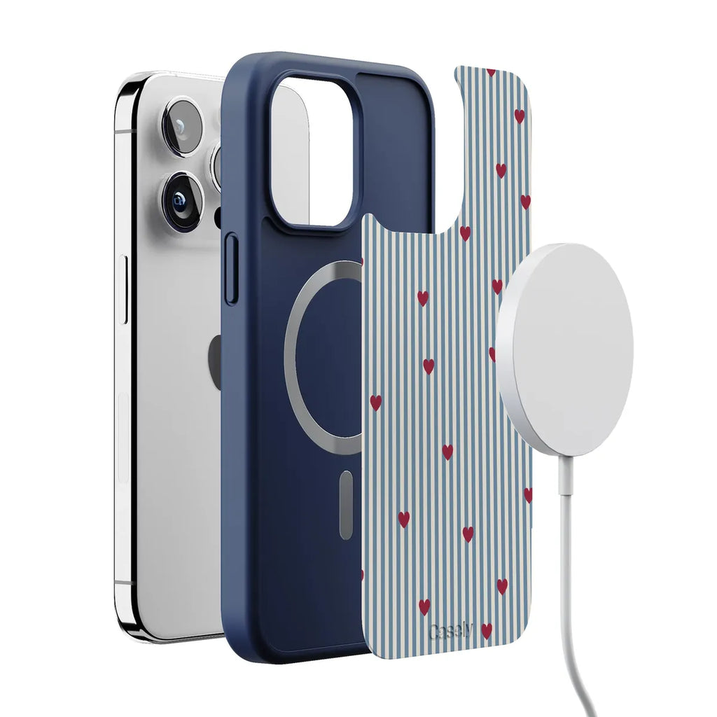 Love Lines | Blue Stripes Case